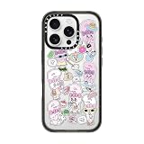 CASETiFY インパクト MagSafe対応 iPhone 16 Pro ケース [スリム / 2.5mの落下試験をクリア (MIL規格4倍相当) / ワイヤレス充電およびMagsafe対応] - Bunny Life - クリア ブラック
