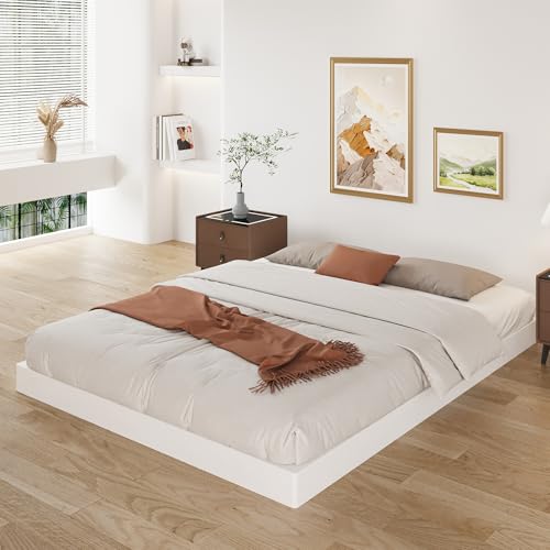Lutown-Teen 3 Inch Queen Box Spring Low Profile, Heavy Duty Metal Box Spring for Queen Bed Base with Fabric Cover, Mattress Foundation, Noise Free, Easy Assembly - Thumbnail 3
