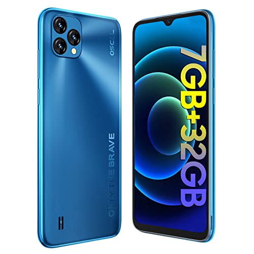 OSCAL Téléphone Portable, 4G Android Smartphone Déverrouillé, 4GB Ram 128GB étendu, 6,5' HD Display Telephone, Batterie 4780 mAh, 13MP Caméra, SIM Phones-C60