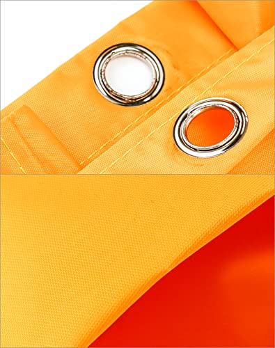 QWORK Janitorial Cart Bag, 24 Gallon Waterproof Large Capacity Padded Housekeeping Commercial Replacement Cleaning Cart Bag for Collecting Trash or Clothing (Yellow), 2 Pack by QWORK - Image 10