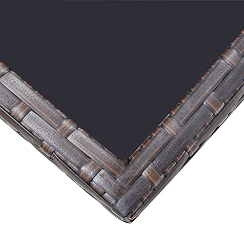 RONGQI 5-TLG. Garten-Essgruppe mit Auflagen, Gartenmöbel Set, Gartengarnitur, Garten Sitzgruppe, Lounge Set, Loungemöbel… – Bild 6