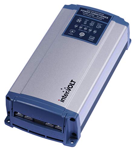 interVOLT 24V DC Stabilizer/Voltage Regulator/Power Conditioner/Battery Charger (20-33 VDC Input | 28-24 VDC Output) - Heavy Duty 20A DC-DC Isolated - GEN II Maxi Model SPCi242420G2