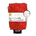 Produktbild Chemicalworkz® Chenille Wash Mitt (rot) - Autowaschhandschuh - extra saugstark - aus ultraweicher Microfaser - entfernt hartnäckigen Schmutz mühelos - Mikrofaser Auto Waschhandschuh Zottelhandschuh