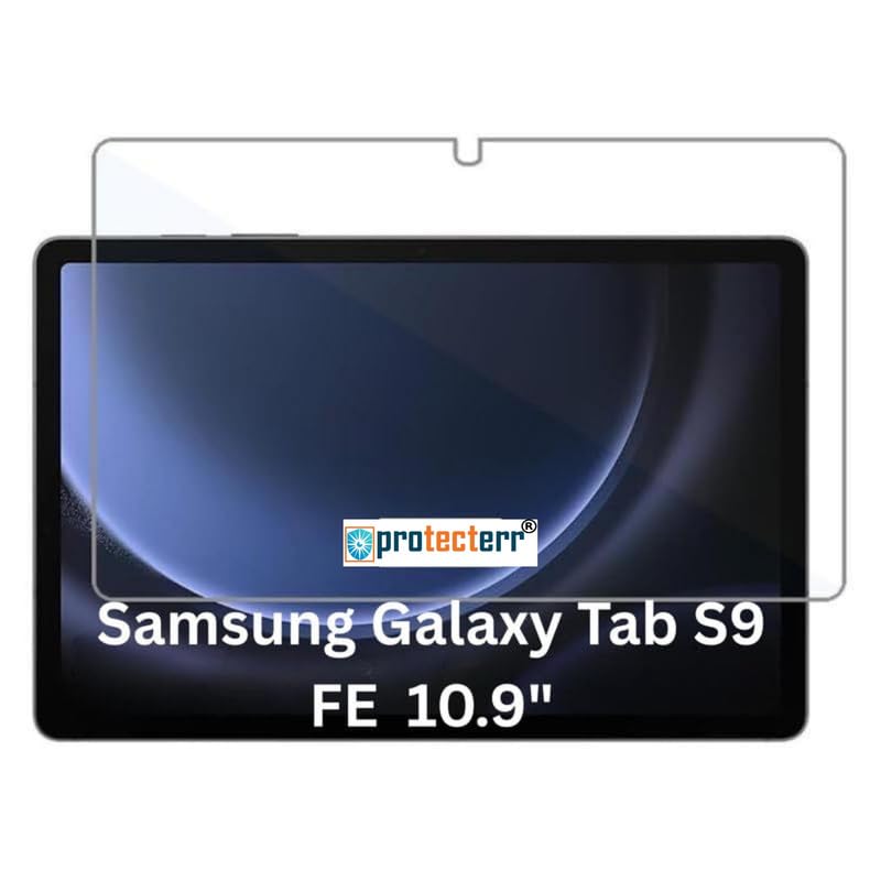 Image of Unbreakable Screen Protector Guard for Samsung Galaxy Tab S9 FE 10.9 inch Tablet, |1 Pack| 9H Flexible PET Film, HD Clear, Anti-Scratch, Bubble-Free (Not a Tempered Glass)
