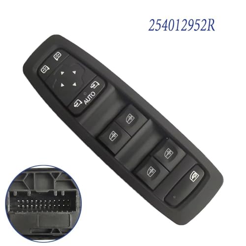 Bouton de lève-vitre bloqué ? Remplacer la commande défectueuse 254012952R Megane et Kadjar