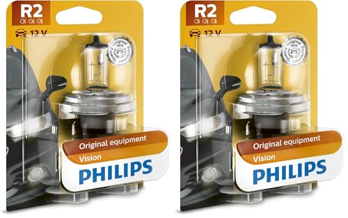 Philips 12475B1 Lampada R2 Visio 12V 45/40W (Confezione da 2)