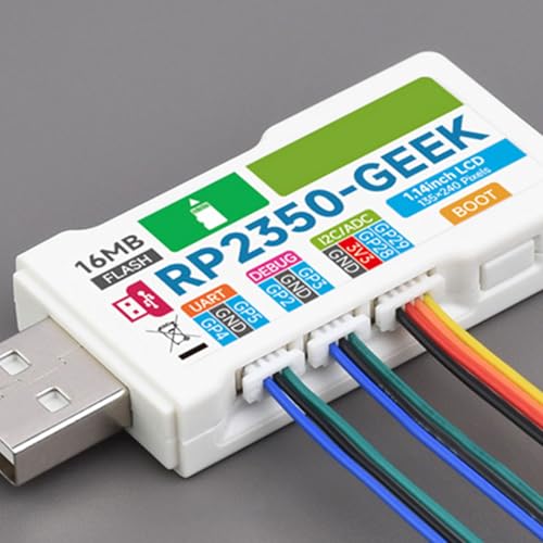 Microcontrôleur RP2350 programmable via OpenOCD avec écran LCD couleur pour affichage direct - 6
