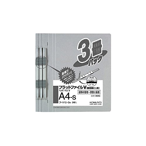 i܂Ƃߔj RN tbgt@CV Ƃ 3 A4c 15mm O[ t-V10-3M y×10z