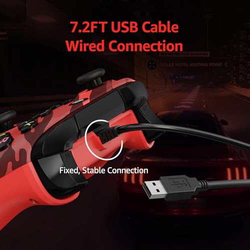 image for Kamylorus Controller Wired for XBOX-ONE, Xbox Series X|S, Plug and Pla