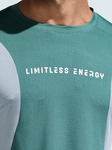 Image of Mens Stylish Supersoft Cut and Sew Breathable T-Shirt with HD Chest Print | Sports Tshirt for Men| Lightweight Men's T-Shirt| Men Tshirt