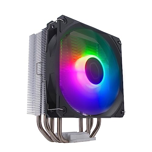Cooler Master Hyper Spectrum V3 Refroidisseur de processeur ? Ventilateur de 120 mm | Prend en charge les prises AMD et Intel CPU AM5, AM4/LGA 1700, 1200, 1151, 1150| Ventilateurs PWM | Débit d'air