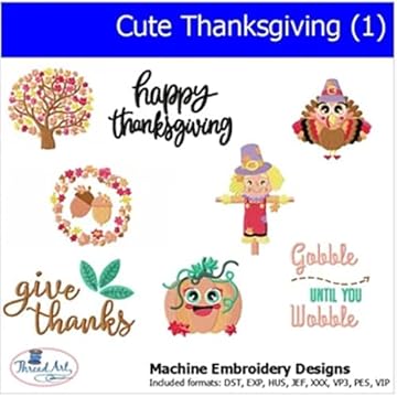 thanksgiving machine embroidery designs