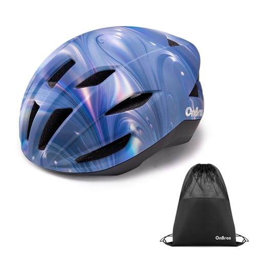 Image of Adult Cycling Bike Helmet, OnBros Lightweight Unisex Bicycling Helmets for Men and Women, Adjustable Fit CPSC Certified Bicycle Helmet