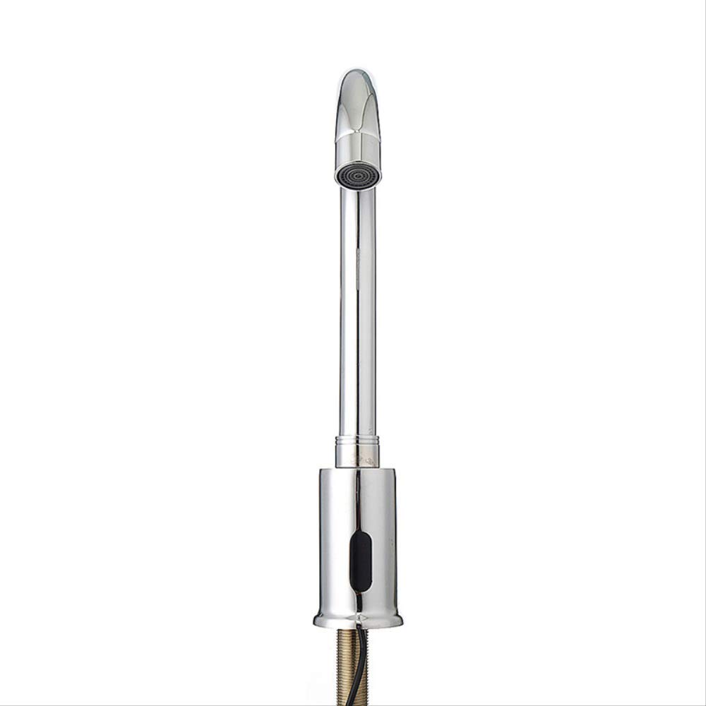 Sensore A Infrarossi Automatico In Lega Di Zinco Rubinetto Per Lavello Da Cucina Rubinetto Lavello Smart Touchless Rubinetto A Freddo Singolo Montaggio Su Piano Con Maniglia Singola A