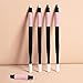 ACK OF 10 Mellie Microblading Disposable Pen 2 IN 1 - Sterilized Blade & Shade - Comfortable Silicone Grip With Pigment Sponge Microblade Best Eyebrow Supplies Kit (U18 NANO/U18)