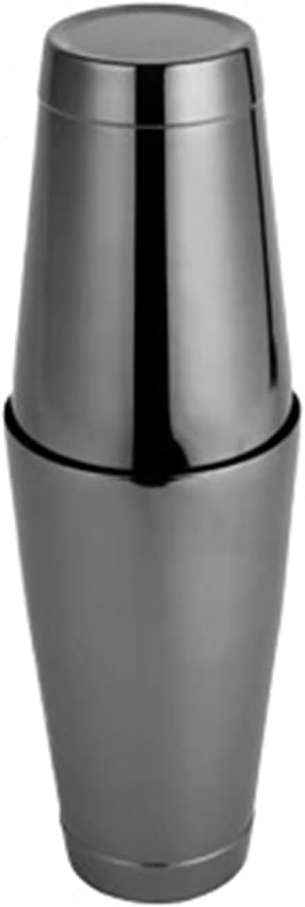 Stainless Steel Shaker Bar with Different Surface Finish -2 Piece Cocktail, 15-Ounce and 25-Ounce(C)