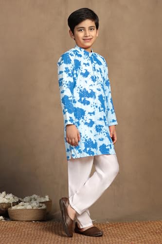Image of Fashion Dream Boys Cotton Blend Geometric Kurta Pyjama Set|Boy Kurta Set|Kurta Pyjama Set|Ethnic Set|Kurta Pyjama|Ethnic Set|Kurta And Payjama Set|Kurta Set