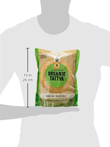 Image of ORGANIC TATTVA Moong Dal Yellow Split, 1kg (Pack of 2)