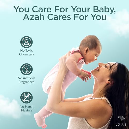 Azah Maternity Pads after Delivery [Pack of 10] | XXXL Sanitary Napkins for Women after Delivery | Leak Proof Sanitary Pads for Women | For Postpartum Flow, Urine Incontinence, Ultra Heavy Flow