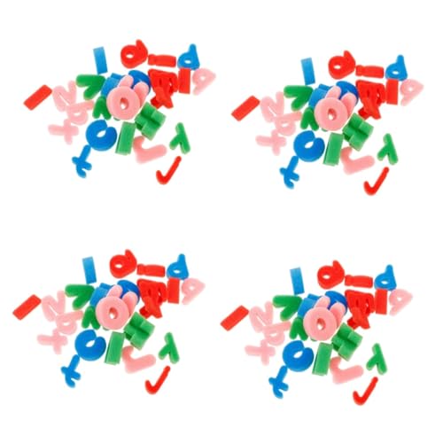 OSALADI 4sets 26pcs Letter Sponge Stamps for Creative DIY Painting Kit for Preschool and Kindergarten Art Projects Easy to Clean Fun Painting Tools to Inspire Young Artists 26pcs*4