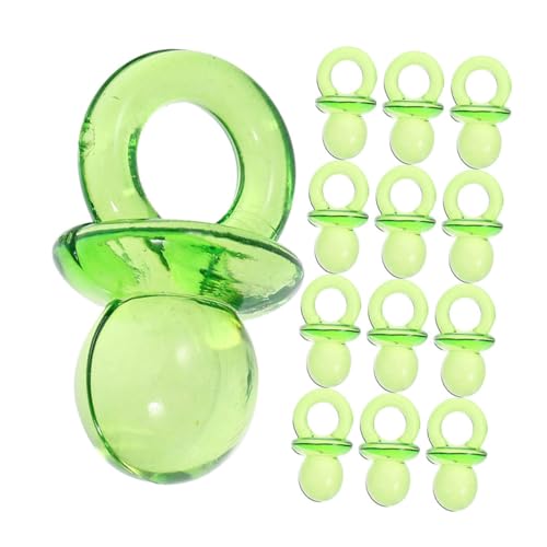 BESTonZON 200pcs Mini Pacifier Decoration Baby Shower Table Decorations Shower Favor Pacifiers