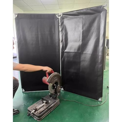 Rideaux de soudage ignifuges et modulables pour écran de protection - 4