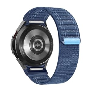 One Click Sport Loop Armband für Galaxy Watch 7 40 mm 44 mm Armband, Weiches Stoff-Ersatzarmband für Samsung Galaxy Watch 7/6/5/4/FE Herren Damen fürs Training