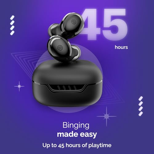 Image of Noise Buds Trance in-Ear Truly Wireless Earbuds with 45H of Playtime, Low Latency(up to 40 ms), Instacharge(10 min=200 min), BT v5.3(Jet Black)