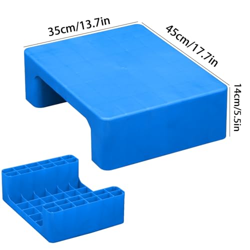 Plateforme plastique bleu pour organiser le garage et sous-sol