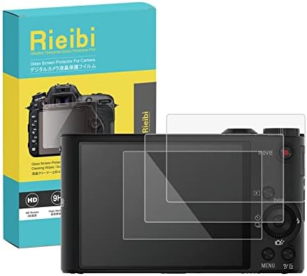 (3 Packs) Rieibi Screen Protector for Sony Alpha A7RII A9 N2 A7SIII A7C A1 A7III Digital Camera, Tempered Glass Film for Sony Alpha 1 A7S III DSC-N2 A7R II A7M3 Anti-Scratch Ultra-clear