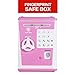 LIKE Toy Piggy Bank Safe Box Fingerprint ATM Bank ATM Machine Money Coin Savings Bank for Kids Pink