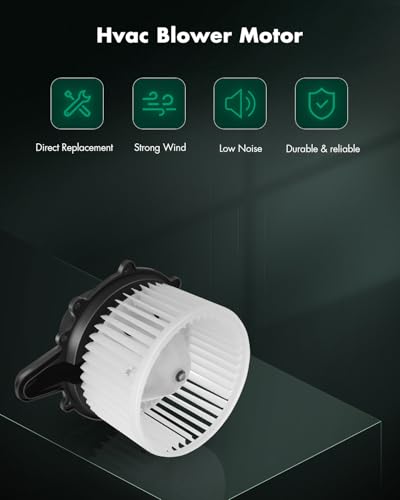Image of SCITOO HVAC Heater Blower Motor Front Fit For Ford,For Lincoln Models - For Blackwood,For Expedition,For F-150,For F-150 Heritage,For F-250,For Navigator Replacement For # 700027 Blower Fan