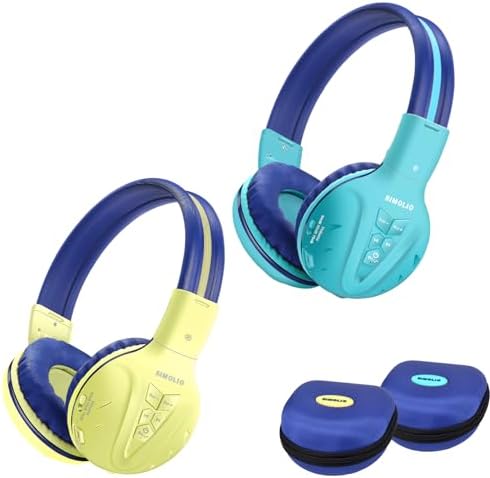 Earbuds Wirelesss SIMOLIO Kids Headphones Bluetooth Pack With