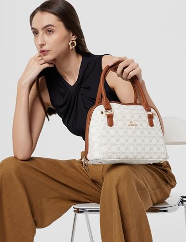 Image of Lavie Women's Fella 3C Dome Satchel Handbag for Women | Satchel Bag for Work | Ladies purse | Stylish Shoulder Bag | Gift For Women