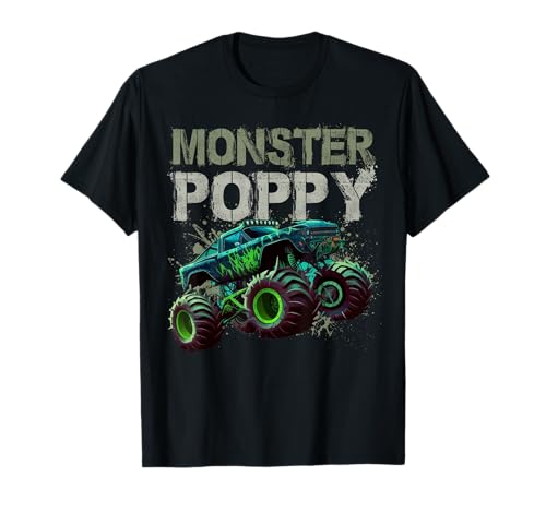 Monster Truck Poppy Family Matching Monster Truck Lovers T-Shirt