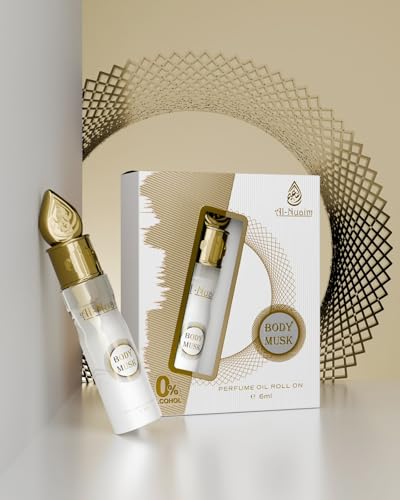 Image of Al-Nuaim Body Musk Attar Roll On - 6ML | Unisex Attar | Alcohol Free