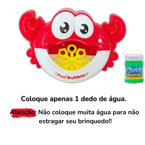 Brinquedo Sabão Lança Bolhas Água com Luzes RGB com Som Divertido mais Refil Personalizado Diversos