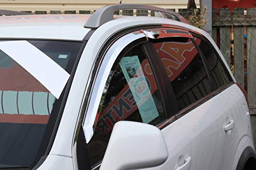 Juego de deflectores cromados para opel antara 2007