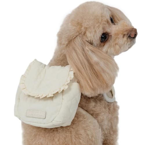 ペットパラダイス 犬 ハーネス 犬具 ナチュラル キルティング リュック付き 裏地 メッシュ 3S