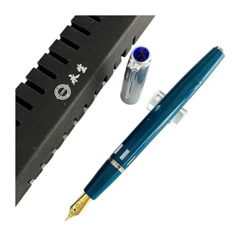 Stylo-plume de type piston PURYN, cadeau signature élégant bleu foncé