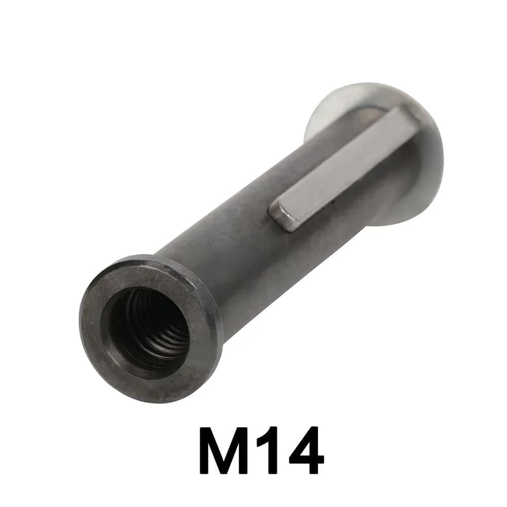 Łącznik Osi Koła Polerskiego M14 100 Mm * 19 Mm Do Szlifierki Kątowej 115 125, M14 adpater