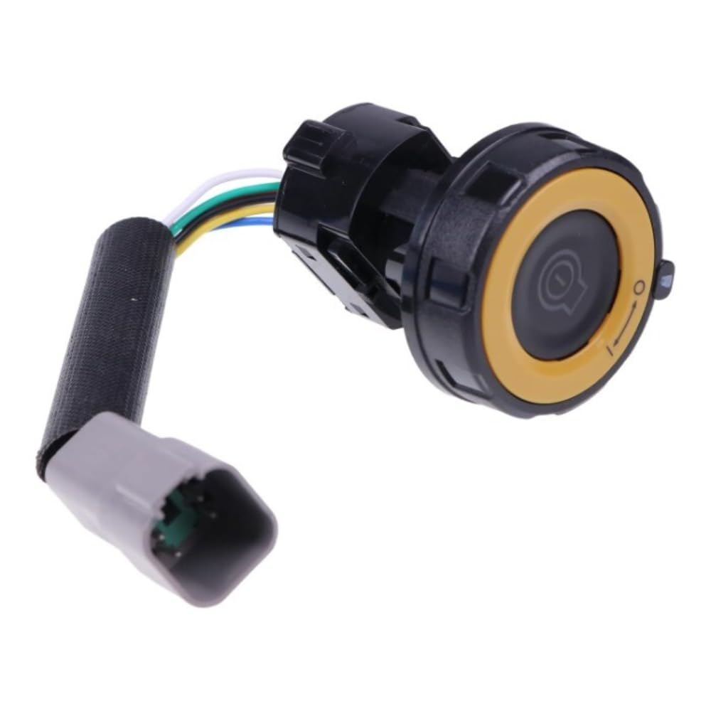 Ignition Start Switch, Compatible with Caterpillar 320 323 330 336 340 345 349 352, 5265708, Replacement Part