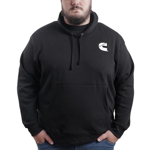 Cummins Hooded Sweatshirt, Black, S - 4XL