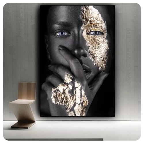 Impression toile femme africaine pour raviver un mur vide déco salon 40x60 cm