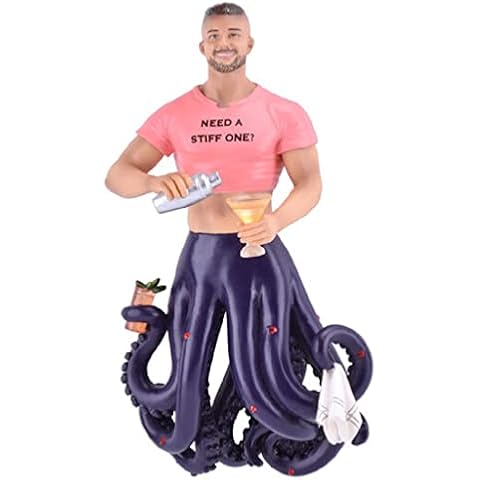 December Diamonds 55-55415 Octopus Merman, Stiff One Hanging Ornament Cover