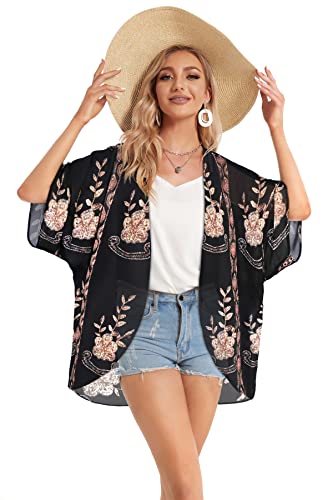 Image of Swimsuit Coverups for Women Sarong Beach Bikini Wrap Sheer Short Skirt Chiffon Scarf for Swimwear