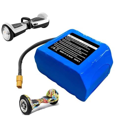 JHKJ 25,2 V 29,4 V 4000 mAh Lithium-Ersatzakku für Hoverboards mit XT60-Stecker, 24 V 4 Ah Lithium-Akkupack für zweirädrige selbstbalancierende Scooter,7s2p,29.4V