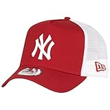 Mesh Back New Era Adjustable Trucker Cap - New York Yankees rot