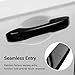 BILOPER Car Door Handle Cover for Honda CRV 2023 2024 2025 2026 Accessories ABS Material Door Handle Protector Glossy Black