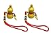 Feng Shui Wu Lou gourd with Bagua Amulet Keychain for Health and longevity (With a Betterdecor Logo Pouch)